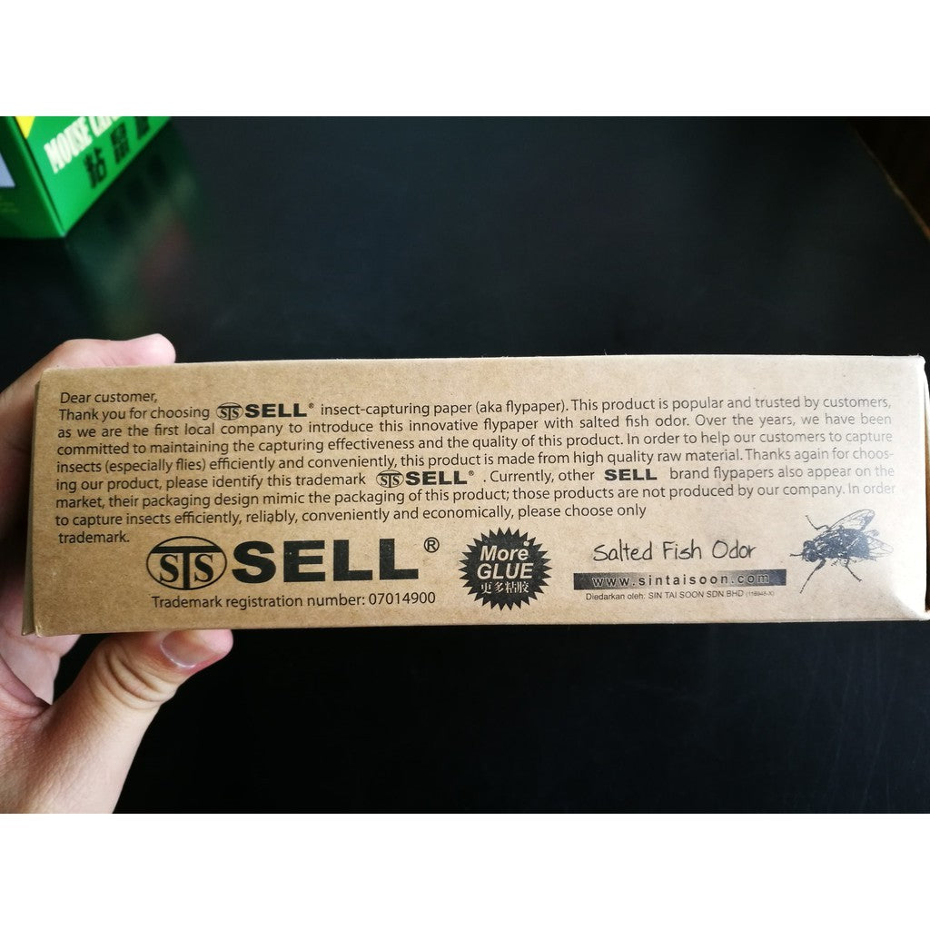 STS Flies Glue Trap 100pcs – Pelekat Lalat Kuat & Berkesan, Fly Catcher Trap, 100% Original