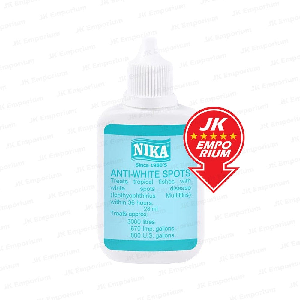 Nika 28ml Aquarium Fish Medicine Kit Fungus Away AddClear General Aid Anti Chlorine Anti White Spot Anti Flukes Lice