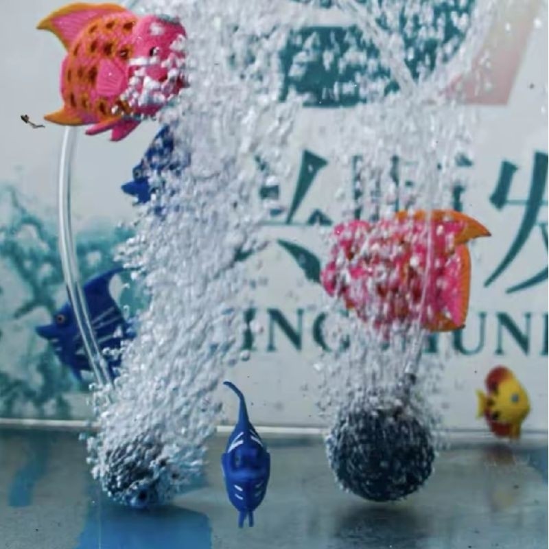 Batu Udara Bulat Akuarium (2cm / 3cm / 4cm / 5cm) – Round Shape Air Stone for Aquarium & Hydroponic