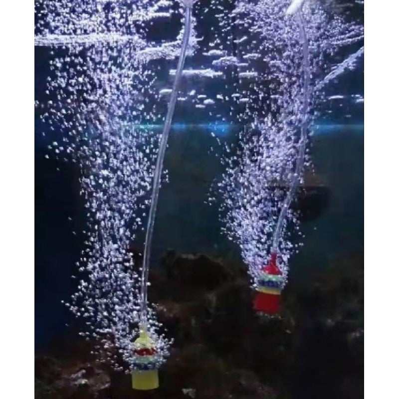 Batu Udara 3-Lapisan Plastik (1.5cm / 2.5cm / 3.5cm / 4.5cm) – 3 Layer Plastic Air Stone Bubble Aerator for Aquarium