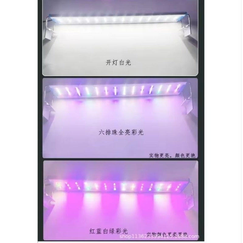 GEBO Aquarium LED Clip Light – Fits 30–40cm Tanks (Compact, Energy-Saving, Easy Install)