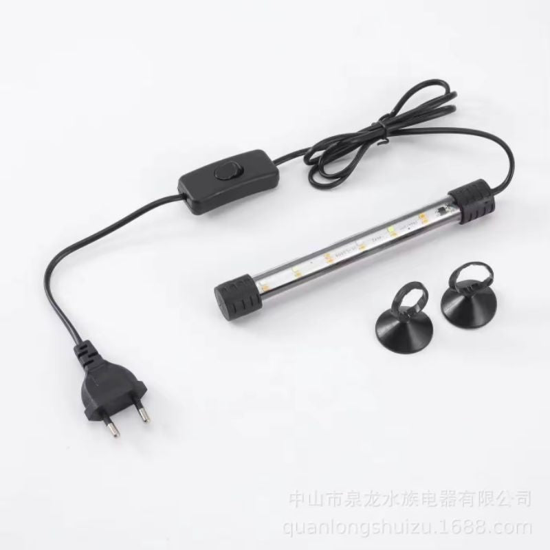 QuanLong T4 Aquarium LED Light 200B – 3W 28.5cm (Multi-Colour / Red & White / Blue & White)