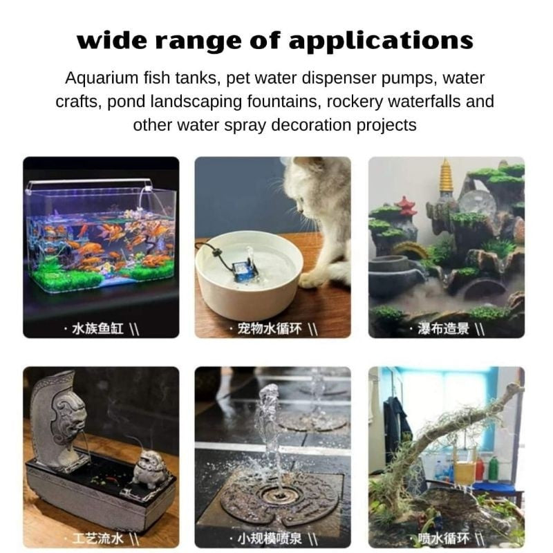 AQUAGRACE Submersible Aquarium Pump SS-AQ901 / SS-AQ902 – Quiet & Durable