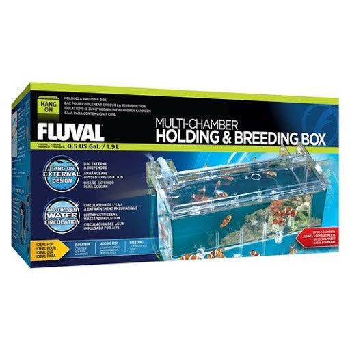 Fluval Breeding Box 1.9L – Large Hang-On Fish Breeder for Fry, Isolation & Quarantine