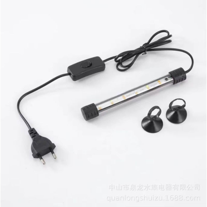 QuanLong T4 Aquarium LED Light 600B – 10W 58.5cm (Multi-Colour / Blue & White / Red & White)