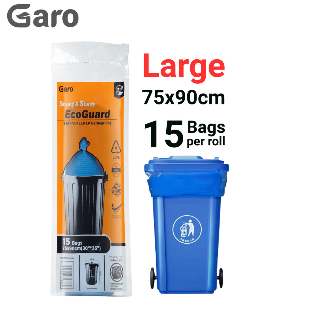 GaroPAC LDPE Garbage Bag (S / M / L / XL)