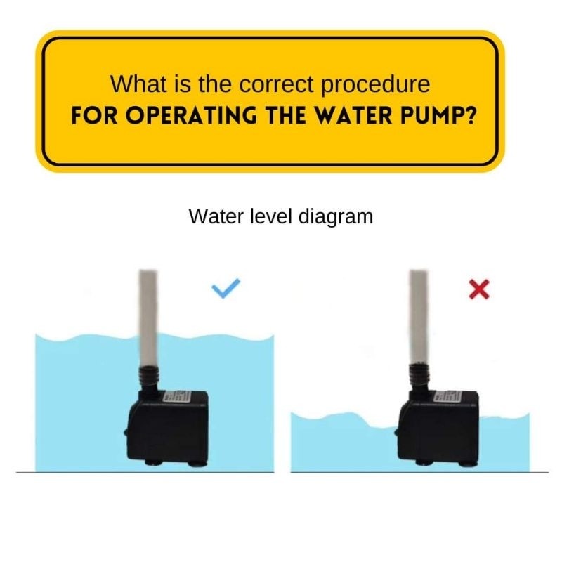 AQUAGRACE Submersible Aquarium Pump SS-AQ901 / SS-AQ902 – Quiet & Durable