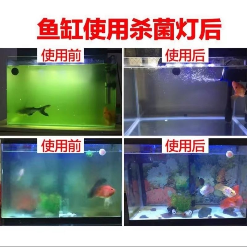 AQUAGRACE 120W Double Tube UVC Light – Waterproof UV Sterilizer for Aquarium, Pond & Landscape