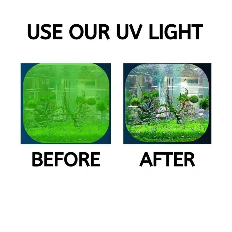 AQUAGRACE 16W UVC Light – Waterproof UV Sterilizer for Aquarium, Pond & Landscape Use