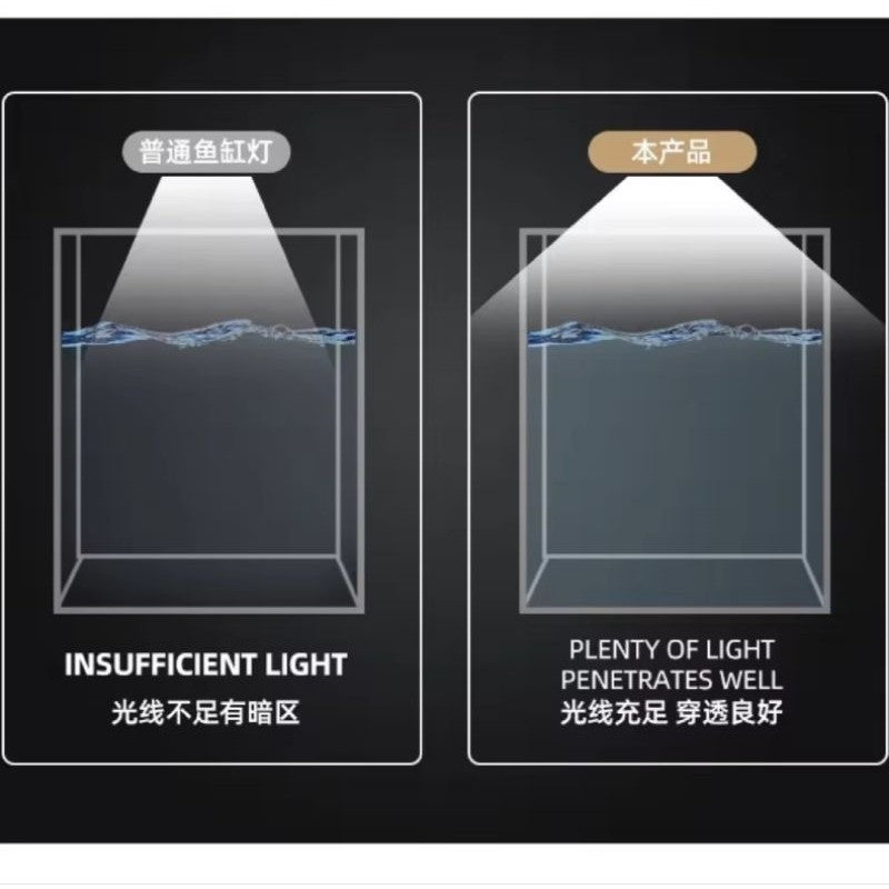 5-Row Aquarium & Arowana LED Light – 6700K Solar Color Booster, Waterproof (73cm / 113cm)