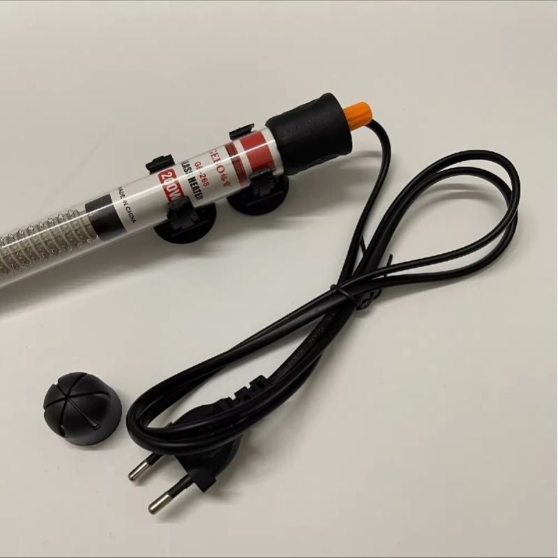 Gebo Aquarium Heater 200W - Glass Submersible Heater with Thermostat for Fish Tank, Pond, Turtle Tank