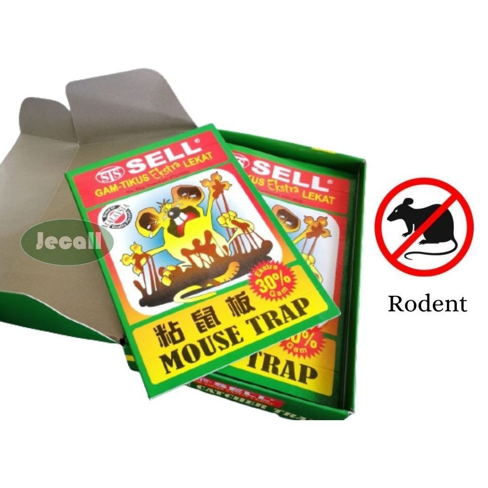STS Odorless Mouse Trap 20pcs – Kertas Gam Tikus Tanpa Bau, Rodent Glue Trap Berkesan, 100% Original