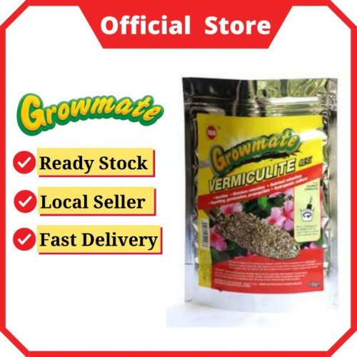 Trio Growmate Vermiculite 100g 蛭石 | Planting Medium, 100% Original (Official Seller)