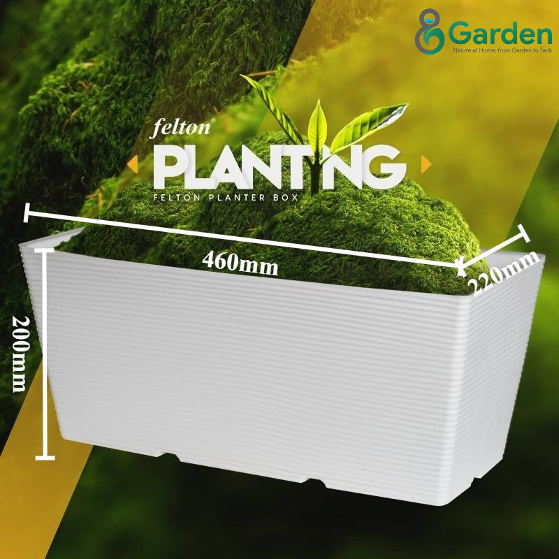 FELTON PLANTER BOX 2480 MODERN VEGETABLE GARDEN TOOLS KOTAK PENANAM SAYURAN LENGTH 46CM
