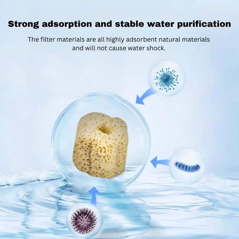 Ceramic Bio Ring (Flower Shape) 1kg with Zip Net - Aquarium Fish Tank Filter Media Batu Penapis Akuarium