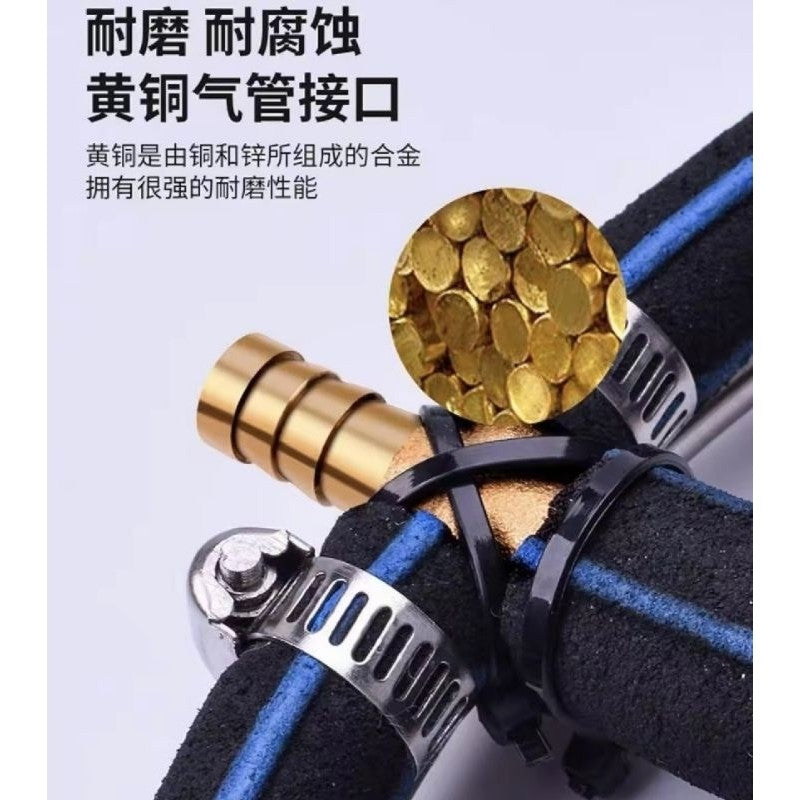 Stainless Steel Nano Aeration Tube / Air Ring / Oxygen Plate - For Aquarium, Koi Pond, Seafood Tank Aeration