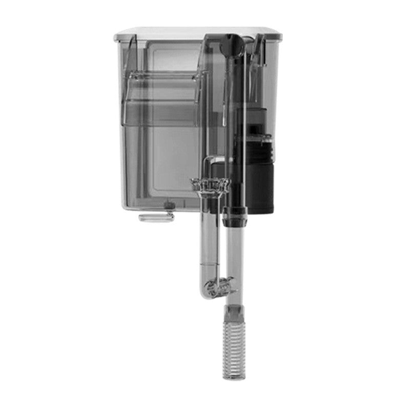 AquaGrace SS-SP09S Hang-On Filter | Small Fish Tank Waterfall Filter 3-in-1 External Aquarium Circulation