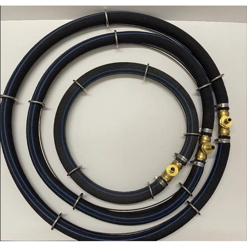 Stainless Steel Nano Aeration Tube / Air Ring / Oxygen Plate - For Aquarium, Koi Pond, Seafood Tank Aeration