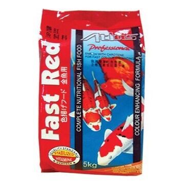 Atlas Koi Fish Food 1KG (M/L) – Fast Red | Fast Growth | Spirulina | Floating Pellet for Koi & Tropical Fish