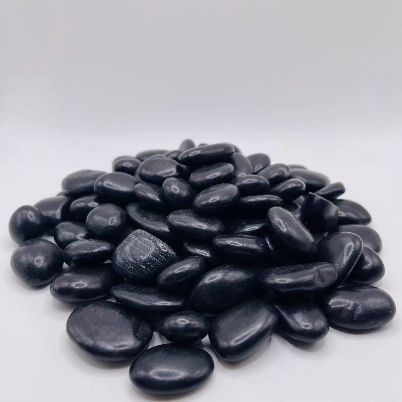 AA Shinning Black Aquarium Stone (Grand) L-Size 1kg - Batu Hitam Akuarium Hiasan Aquascape Decoration