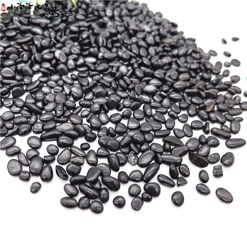 AA Shinning Black Aquarium Stone (Grand) S-Size 1kg - Batu Hitam Akuarium Hiasan Aquascape Decoration