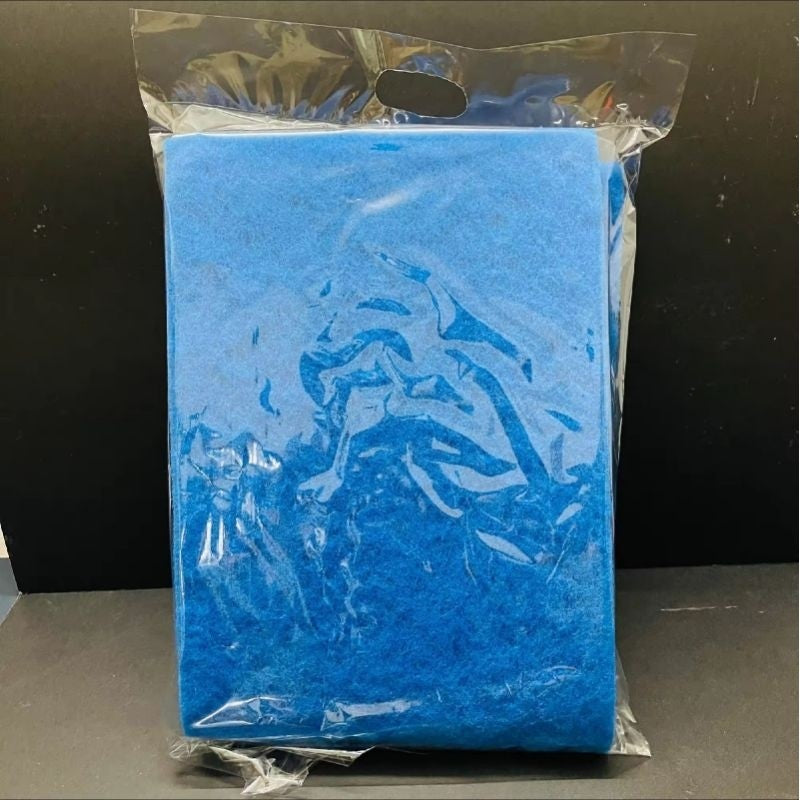 Aquarium Filter Sponge 90x30x2cm (Blue Mat) - Biochemical Filter Pad for Fish Tank & Pond Filtration - 1pc