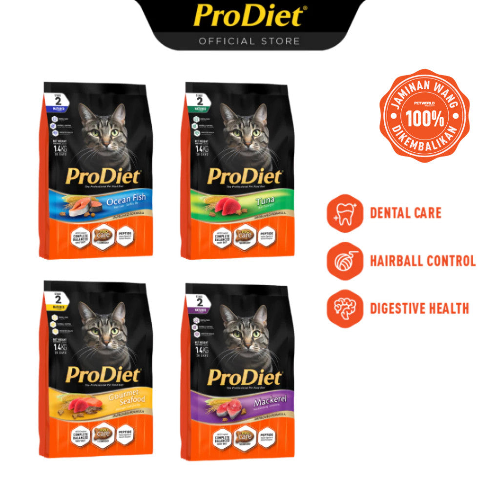 ProDiet Dry Cat Food Adult (1.4kg) [EXP FEB 27]