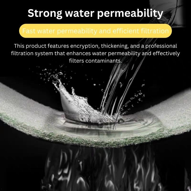 XINYOU XY-0122 Phosphate Removing Filter Sponge | 32x12.5cm | Anti-Algae Aquarium Pad | Reusable & Cut-to-Fit