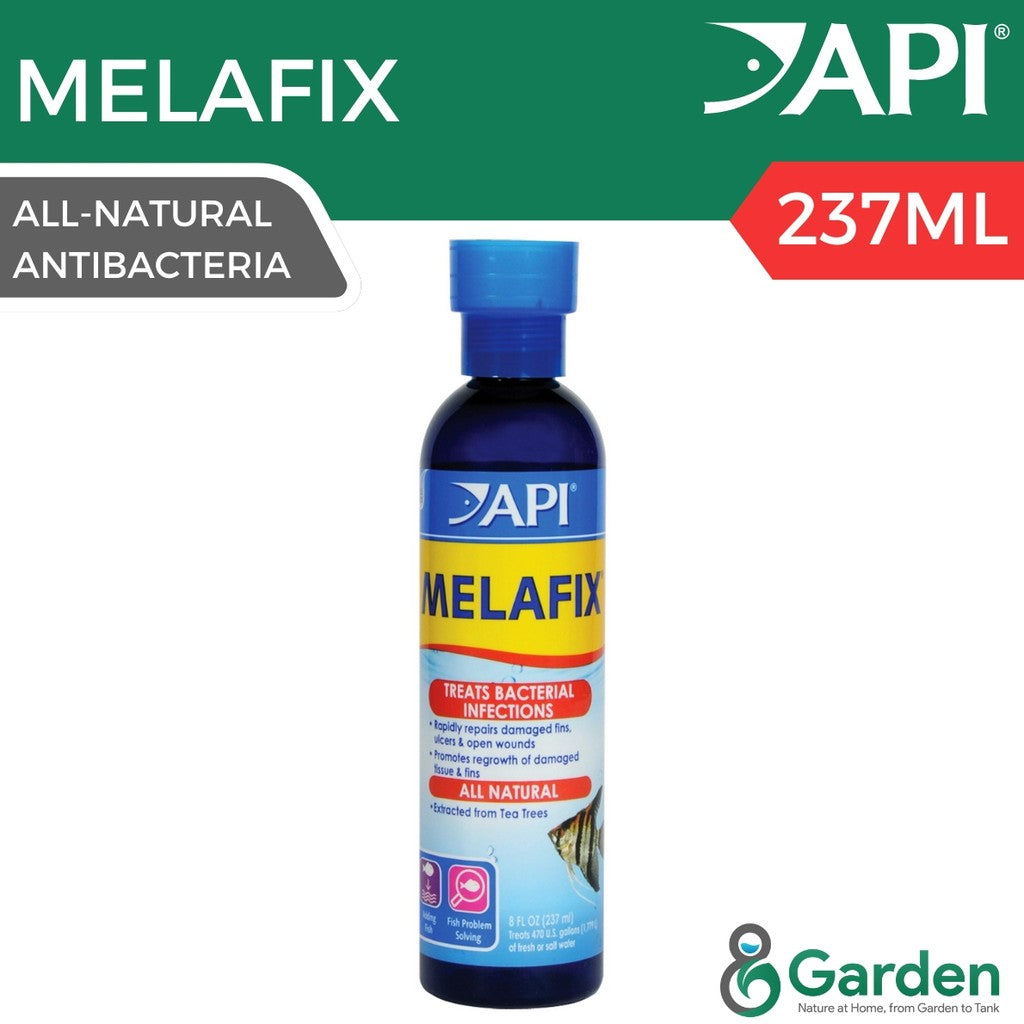 API Melafix – Natural Antibacterial Remedy for Fish | Heals Fin Rot, Open Wounds & Ulcers | Safe for Aquarium Use
