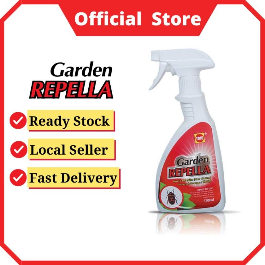 TRIO Garden Repella Insect and Mites/ Mencegah Serangga / 防虫剂 500ml | 100% Natural