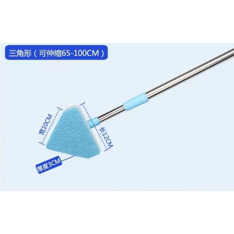 75cm Aquarium Scraper Cleaning Brush - Algae Remover Tool for Glass Fish Tank Maintenance (Aquarium Cleaner)