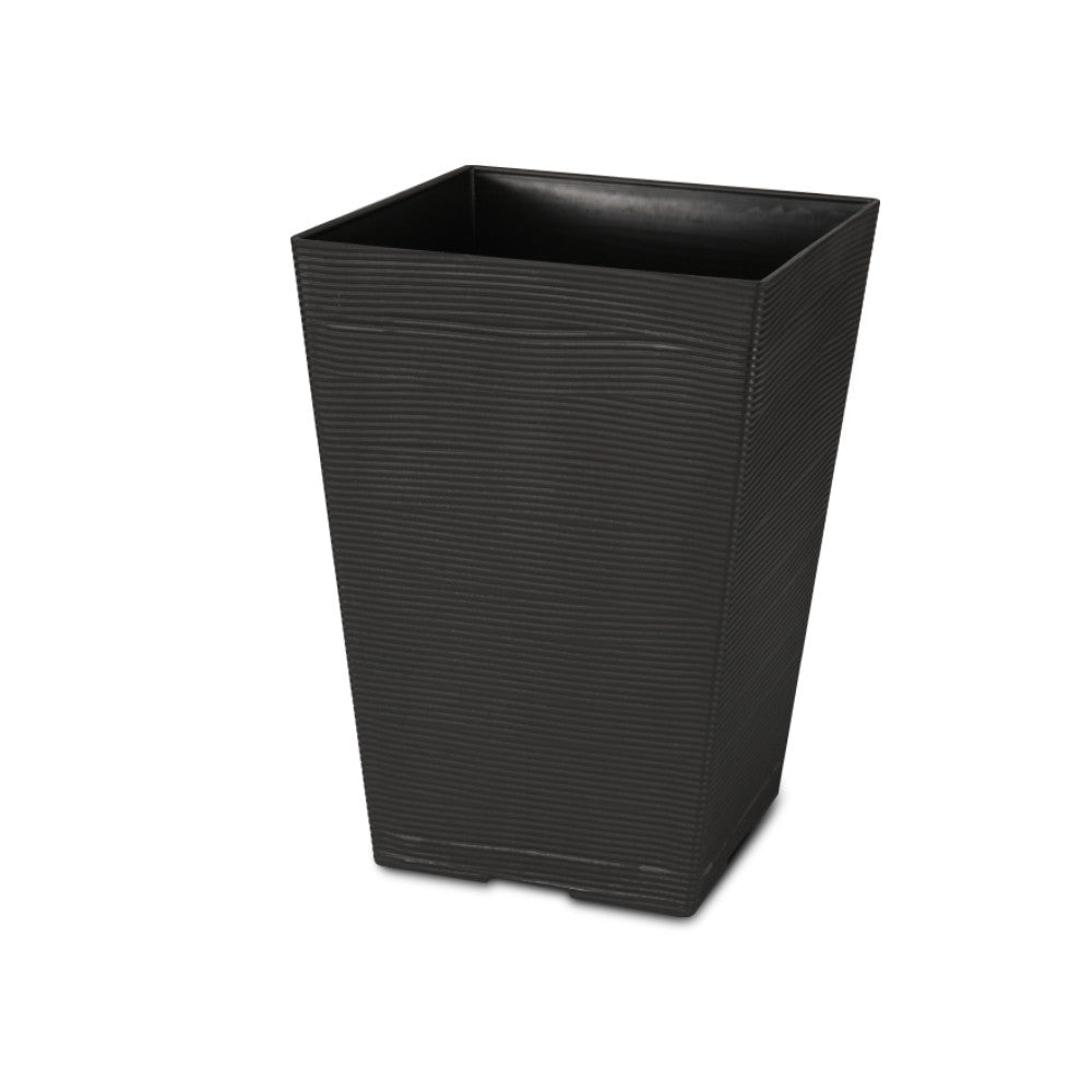 FELTON Square Pot FBL2511/FBL2512 Pasu Bunga Plastic | White Brown Grey | Indoor Outdoor Plant Flower Pot