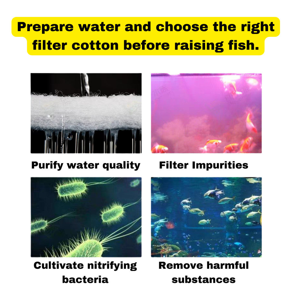 XINYOU XY-1861 Super Filter Sponge | 100x13x0.5cm | Aquarium Filter Mat | Reusable High-Flow Sponge Pad