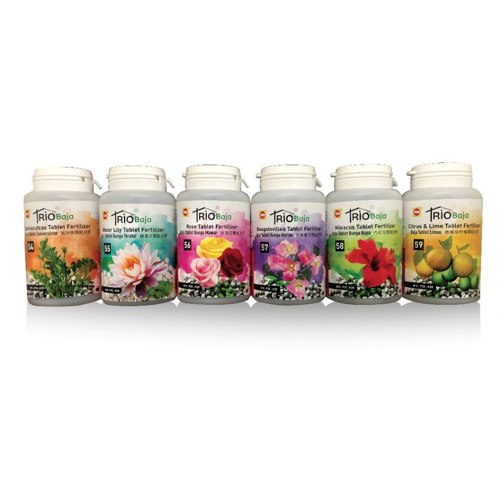 TRIObaja Water Lily Tablet Fertilizer / TRIObaja Tablet Bunga Teratai / TRIObaja 睡莲花颗粒状肥 (Official Seller)