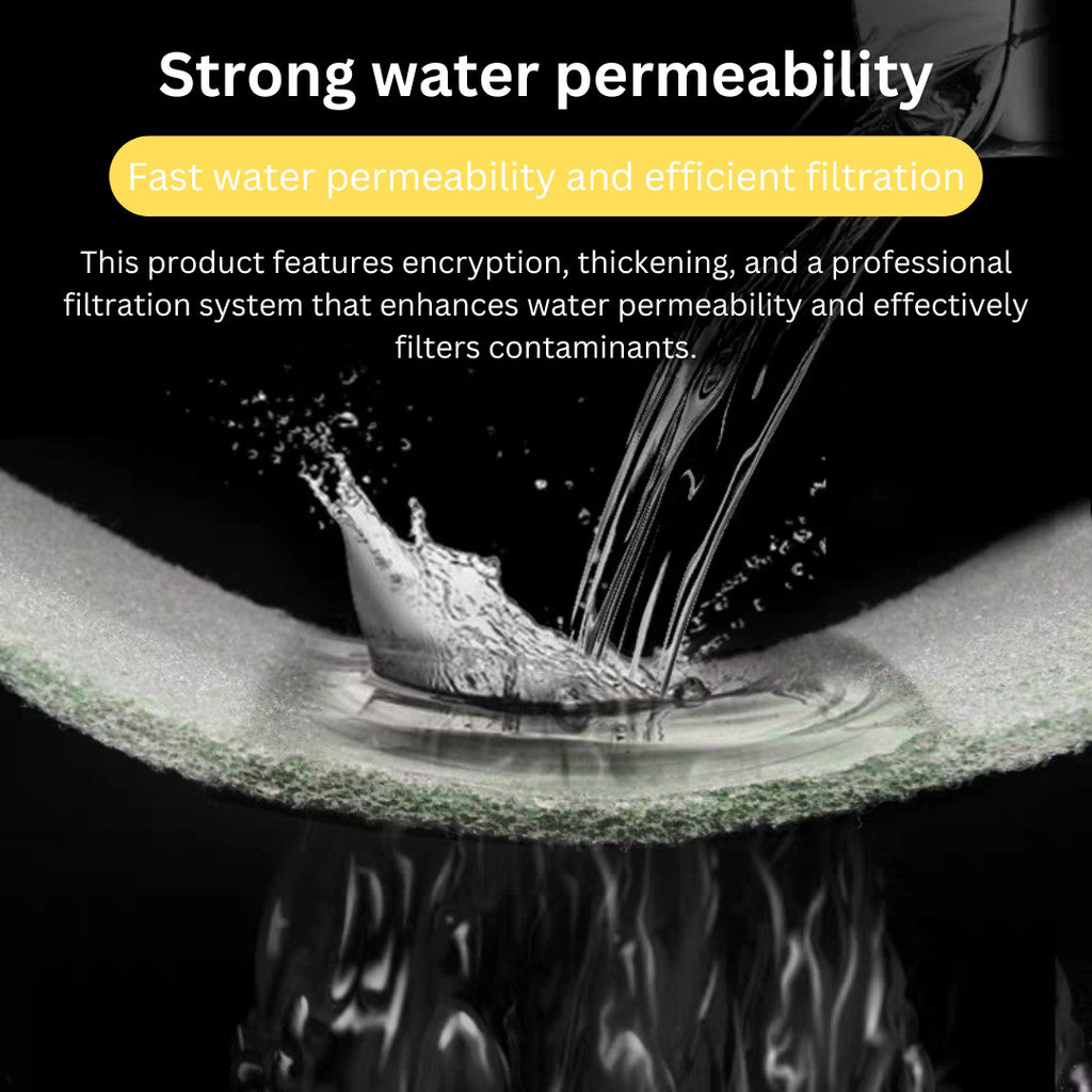 XINYOU XY-0126 Phosphate Removing Filter Sponge | 45x25cm | Anti-Algae Aquarium Pad | Reusable & Cut-to-Fit