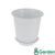 Felton Round Flower Pot with Saucer FBL2459 / FBL2460 | White / Brown / Grey | Pasu Bunga Indoor & Outdoor