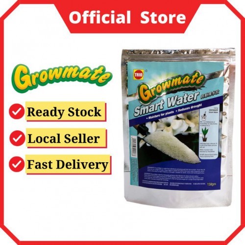 Trio Growmate Smart Water 150g 自动释水粒 | Moisture for Plants + Prevent drought (Official Seller)