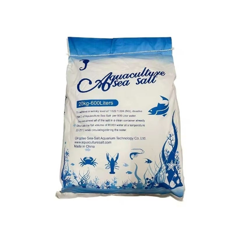 Aquaculture Sea Salt 20kg (600L) - For Saltwater Aquarium, Pond, Landscape, Swimming Pool - Garam Laut
