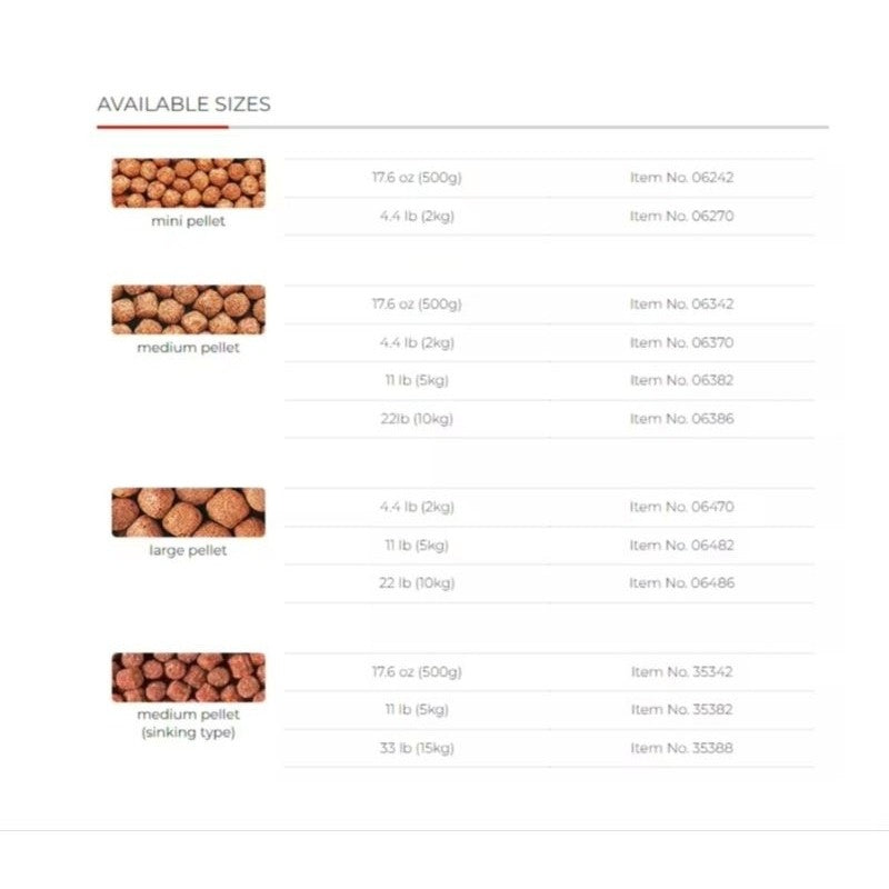 Hikari Wheat-Germ Koi Fish Food 500g (Small Pellet) | Easy Digestion | Makanan Ikan Kolam