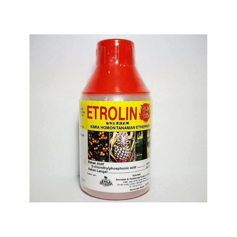 Etrolin 10.8% Pineapple Fruit Regulator 500ml / Air Penggalak Pokok Nanas Berbunga / Ethephon 10.8% / 100% Original