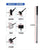 5-in-1 Fish Tank Cleaning Kit - Aquarium & Pond Maintenance Tool Set with Scraper, Sponge, Net, Brush, Gravel Rake 78cm