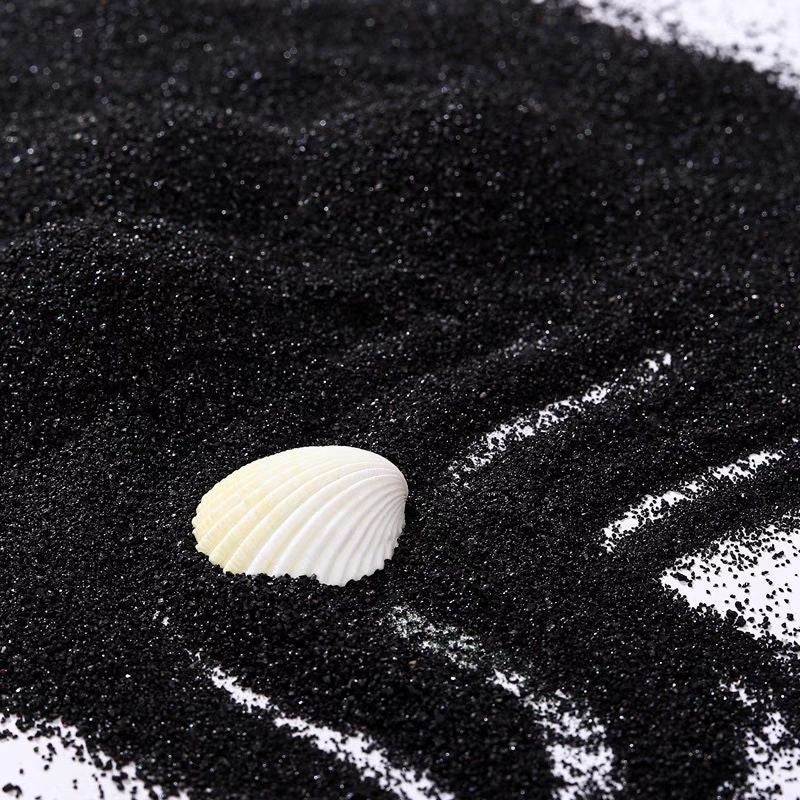 Aquarium Black Shining Sand 1kg - Pasir Hitam Akuarium Hiasan Aquascape Decoration (Aquarium Sand)