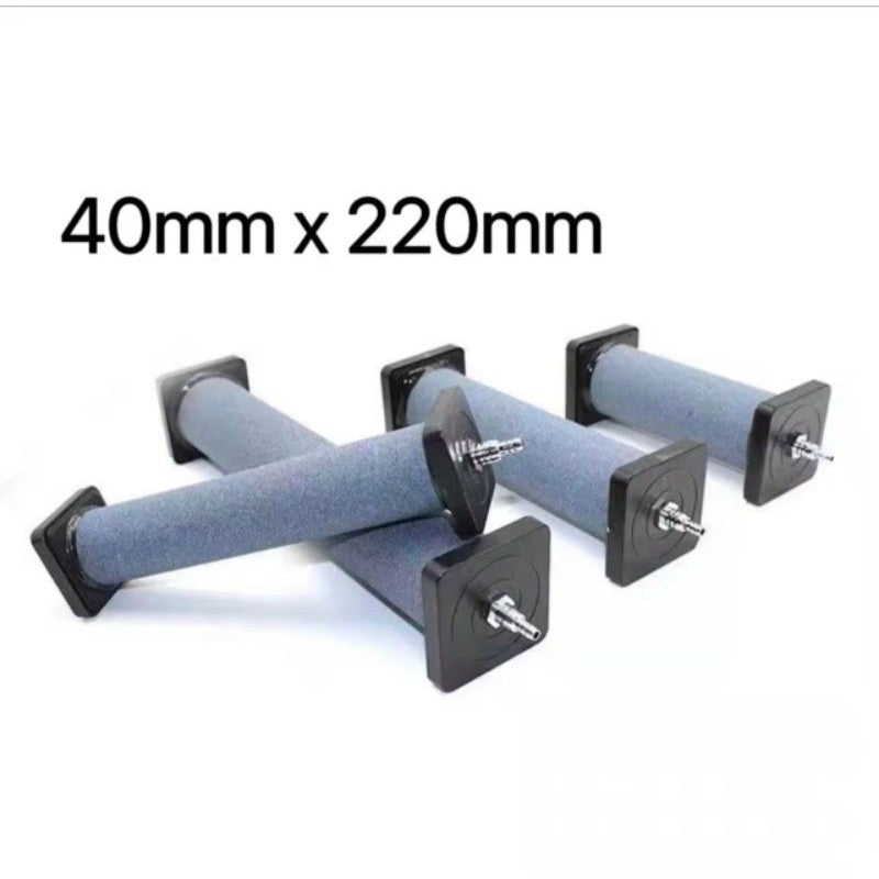 Horisea Carborundum Air Stone 40x220mm - Bubble Diffuser for Aquarium, Pond, Seafood Tank, Oxygen Aeration