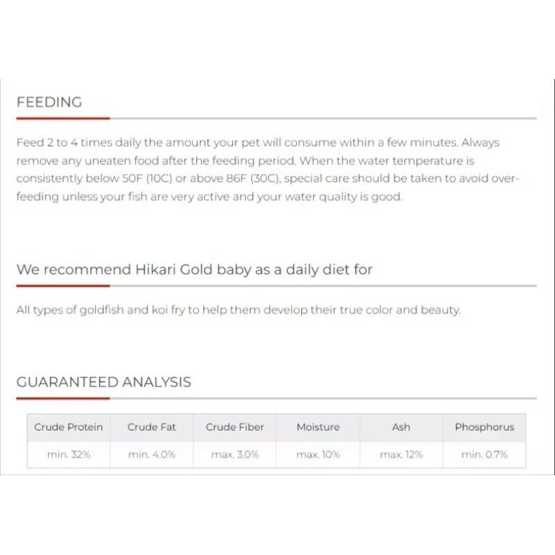 Hikari Goldfish Gold 100g | Color Enhancing Floating Pellets | Makanan Ikan Emas
