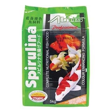 Atlas Koi Fish Food 1KG (M/L) – Fast Red | Fast Growth | Spirulina | Floating Pellet for Koi & Tropical Fish