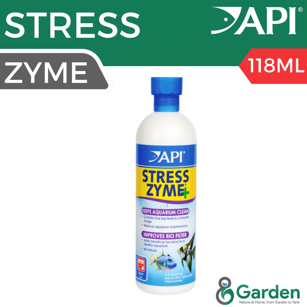 API Stress Zyme – Aquarium Beneficial Bacteria for Clean & Healthy Water Bakteri 118ML